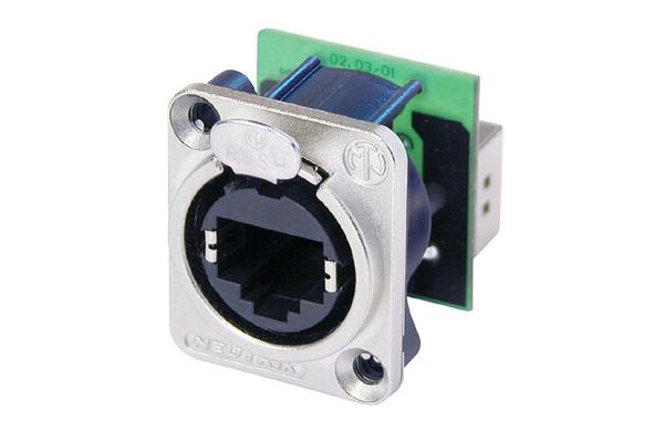 NEUTRIK Traversée de panneau série D Ethercon/RJ45 Cat.5e