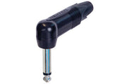 NEUTRIK Fiche jack 6.35 mono coudée noire