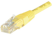 Cordon RJ45 CAT 6 U/UTP jaune - 1 m