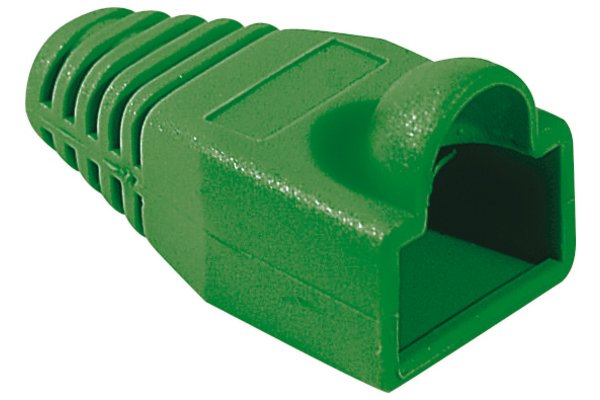 Manchon RJ45 vert snagless diamètre 5,5 mm (sachet de 10 pcs)