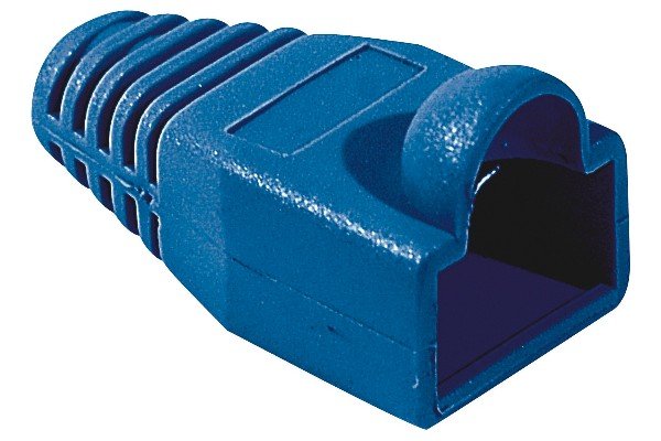 Manchon RJ45 bleu snagless diamètre 6,5 mm (sachet de 10 pcs)