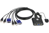 Aten CS22U Switch KVM VGA/USB Multiplateformes