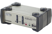 Aten CS1732B-AT-G 2P PS/2-USB VGA/Audio KVMP Commutateur W/OSD