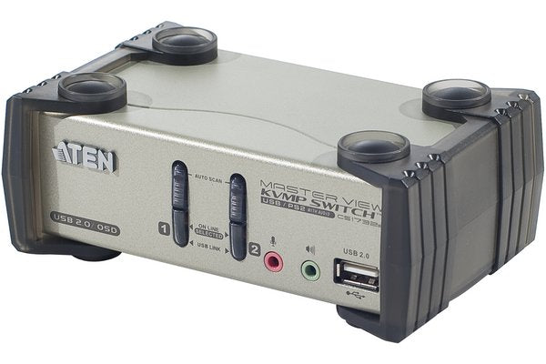 Aten CS1732B-AT-G 2P PS/2-USB VGA/Audio KVMP Commutateur W/OSD