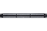 Panneau de brassage 19" 1U 24 ports CAT6A STP