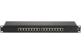 Panneau de brassage 19" 1U 16 ports CAT5e STP