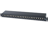 Panneau de brassage 19" 1U 24 ports CAT5e STP