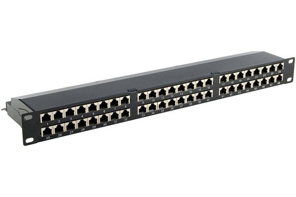 PANNEAU 19" 1U 48 PORTS CAT6 STP