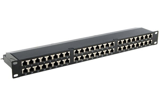 PANNEAU 19" 1U 48 PORTS CAT6A STP