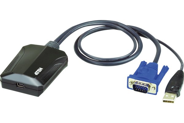 ATEN CV211 adaptateur console KVM VGA/USB sur PC portable