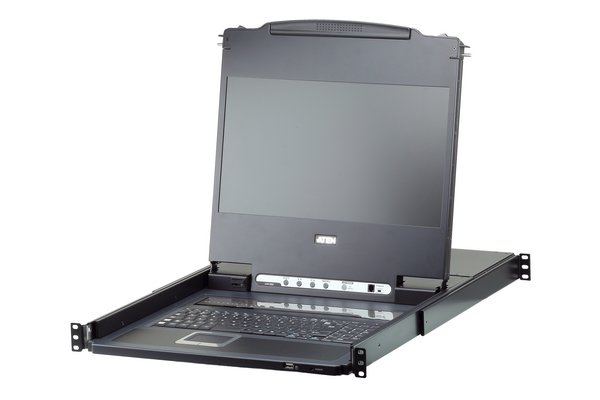 ATEN CL6708MW Console LCD KVM QWERTY US écran 17,3" Full HD 8 PORTS DVI.USB