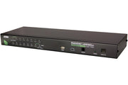ATEN CS1716A-AT-G commutateur écran, clavier et souris Grille de montage Noir