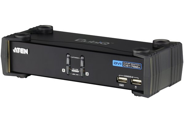 Aten CS1762A KVM DVI / USB + Audio - 2 ports avec cables