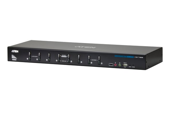 ATEN CS1788-AT-G commutateur écran, clavier et souris Noir