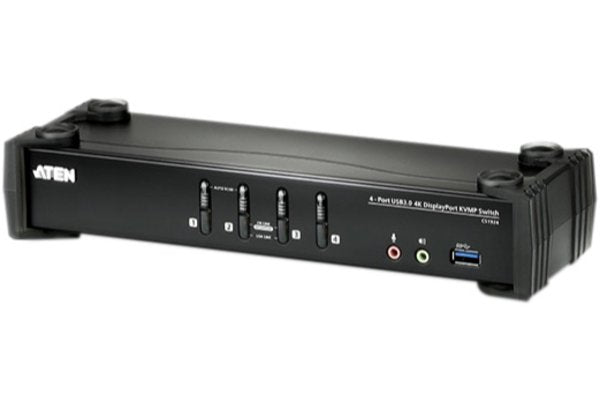 Aten CS1924 switch KVM DisplayPort/USB 3.0/Audio - 4 ports