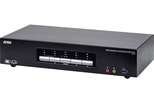 ATEN CS1964-AT-G commutateur écran, clavier et souris Noir