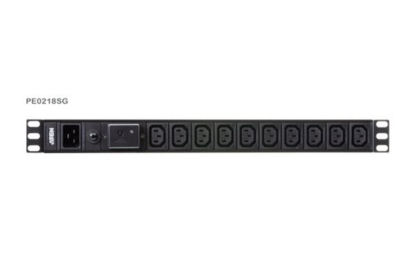 ATEN PE0218S PDU multiprise 19" 1U Parafoudre 16A 17 prises C13 - 1 prise C19