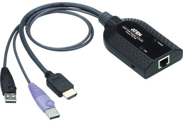 ATEN KA7188-AX câble kvm Noir, Métallique, Violet