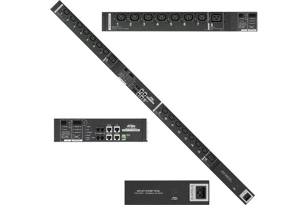 Aten PE8216G PDU Vertical 16 prises Control+Mesure par prise