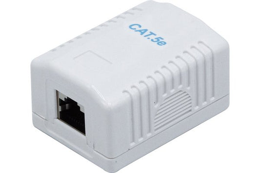 Boîtier mural 1 port RJ45 CAT 5e STP