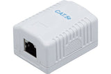 Boîtier mural 1 port RJ45 CAT 5e STP