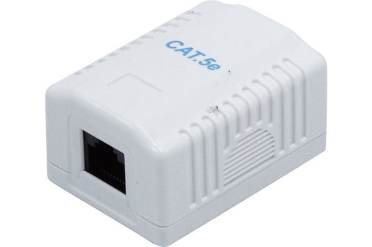 Boîtier mural 1 port RJ45 CAT 5e UTP