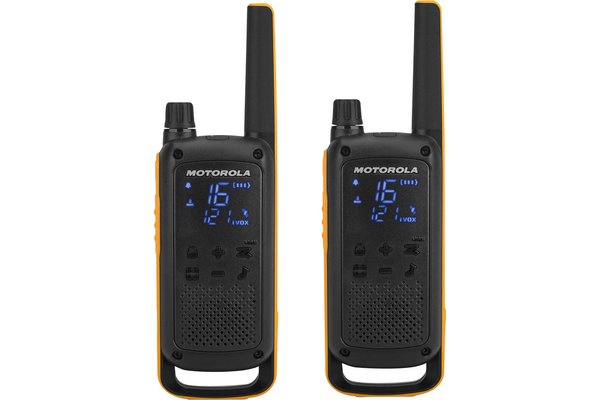 Motorola TLKR T82 EX 2 Talkies Walkies 10 KMS noir