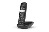 Gigaset AS690 téléphone sans fil DECT noir - base + combiné