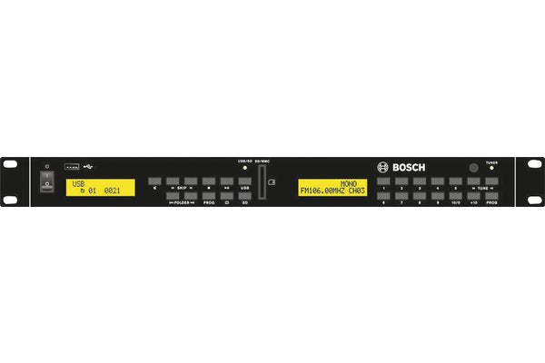 BOSCH- Lecteur de musique multi-source  USB, SD, Tuner PRM-UST