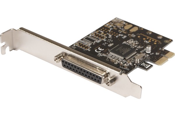 Carte PCI-Express 1X - 1 port Imprimante Parallèle DB25