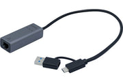 ADAPTATEUR USB-C METAL GIGABIT +ADAPT. USB Type A