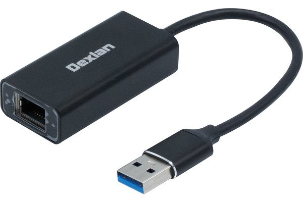 DEXLAN Adaptateur USB 3.0 aluminium vers résau GIGABIT