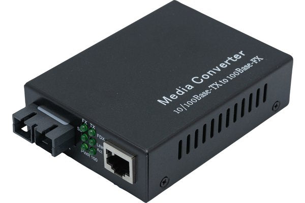 Convertisseur Fibre optique 100FX Multimode SC 2km vers RJ45 10/100