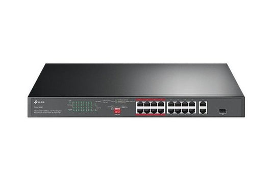 TP-Link TL-SL1218P Switch 16P 10/100 PoE+150W 2 Giga 1 SPF