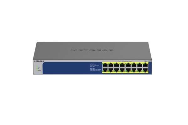 NETGEAR GS516PP SWITCH Niv2+ 16P Gigabit PoE+ 260W