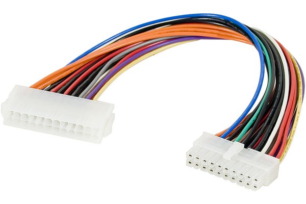 Adaptateur d alimentation 24 pins pour carte mère 20 pins