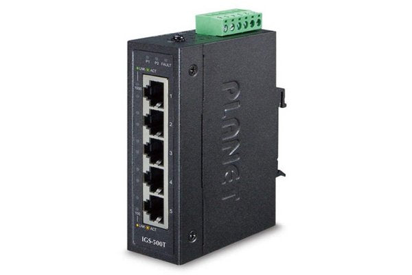 PLANET IGS-500T commutateur réseau Non-géré Gigabit Ethernet (10/100/1000) Bleu