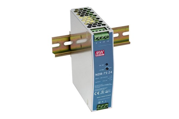 PLANET PWR-75-24 unité d'alimentation d'énergie 75 W Bleu, Gris