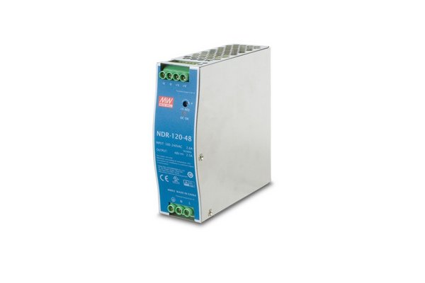 PLANET PWR-120-48 unité d'alimentation d'énergie 120 W Bleu, Gris