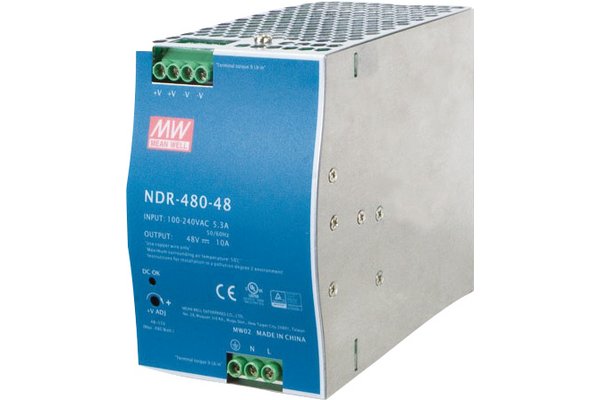Hikvision NDR-480-48 Alimentation sur rail DIN