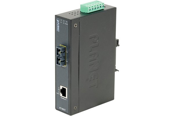 Convertisseur RJ45/100FX IP30 multimode SC 2km -40/75°