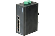 PLANET ISW-504PT commutateur réseau Non-géré L2 Fast Ethernet (10/100) Connexion Ethernet, supportant l'alimentation via ce port (PoE) Noir