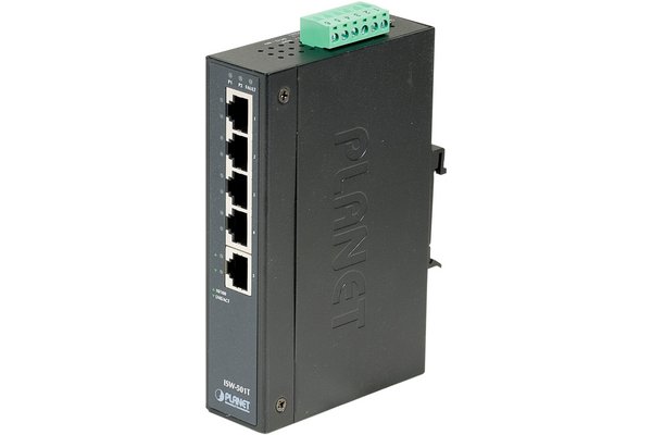 PLANET ISW-501T commutateur réseau Non-géré L2 Fast Ethernet (10/100) Bleu