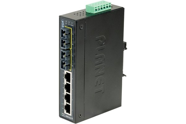 PLANET ISW-621T commutateur réseau Non-géré L2 Fast Ethernet (10/100) Bleu