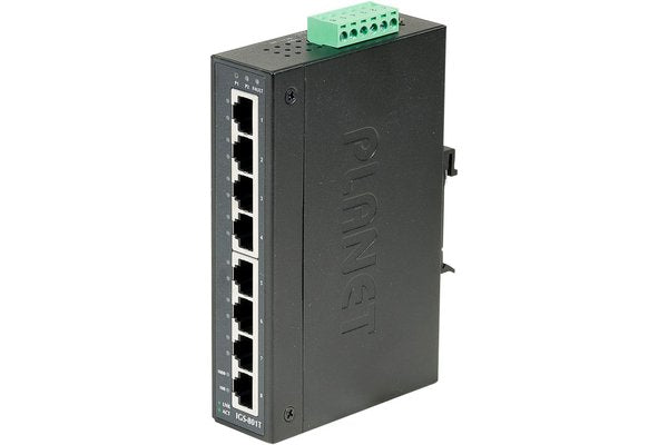 PLANET ISW-801T commutateur réseau Non-géré L2 Fast Ethernet (10/100) Bleu