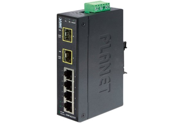 PLANET ISW-621TF commutateur réseau Non-géré L2 Fast Ethernet (10/100) Bleu