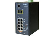 PLANET IGS-4215-4P4T2S commutateur réseau Géré L2/L4 Gigabit Ethernet (10/100/1000) Connexion Ethernet, supportant l'alimentation via ce port (PoE) Bleu, Blanc