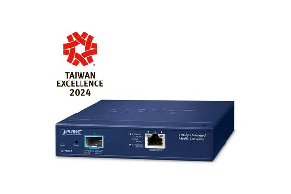 Planet XT-905A Commutateur Réseau SFP+ a Fibre Optique 1 Port Boîtier Métallique Bleu