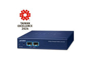 PLANET 2-Port 10G/1GBASE-X SFP+ convertisseur de support réseau Bleu