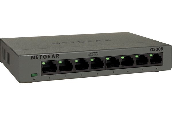 NETGEAR GS308 Switch 8 ports 10/100/1000 métal